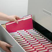File Folder by SMEAD – 100 Count (Pack of 1), Paper, Red, Pack of 100, Model 12743