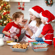 Peony Man Christmas Foil Pans with Lids, 8.5 x 6.3 Inch, 48 Pack