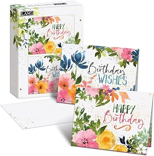 Lang, Floral Party Birthday Assorted Boxed Note Cards