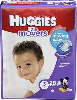 HUGGIES Little Movers Diapers - Size 3-28 ct