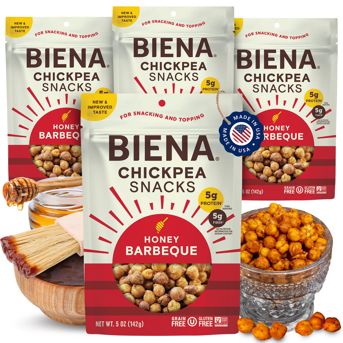 BIENA Barbeque / 4 Pack / White Vegetable