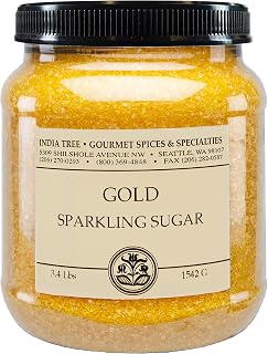 India Tree Gold Sparkling Sugar, 3.4 lb
