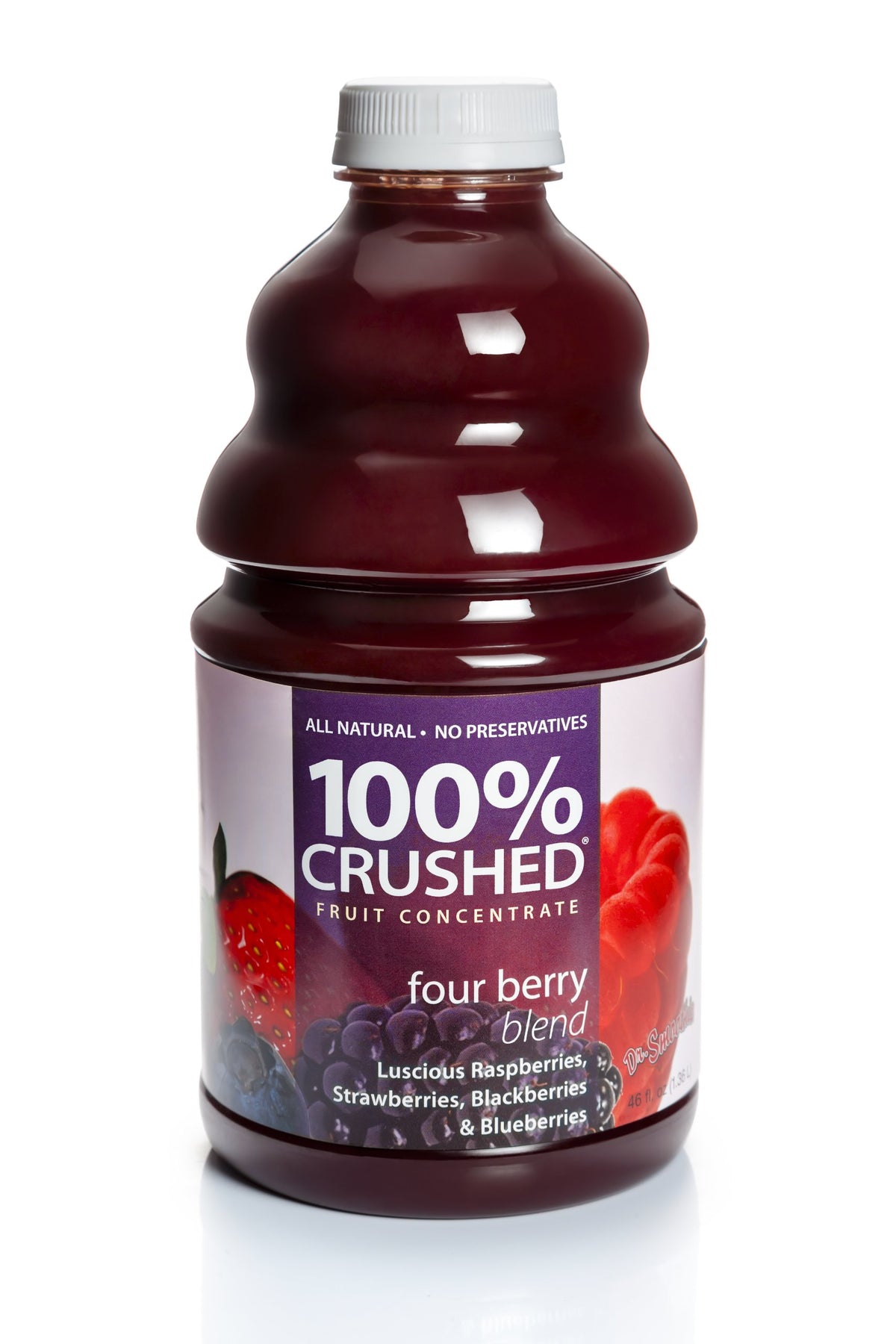 100% Four Berry 46oz - Single Bottle by Dr. Smoothie – 46 Fl Oz (Pack of 1), Model 2010