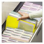 SMD73223 - 73223 Yellow Colored File Pockets by SMEAD – Letter, Colored stock, Yellow, Model 25759