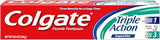 Colgate Triple Action Toothpaste, Mint, 8 Ounce