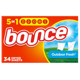 Fabric Softener Dryer Sheets by Bounce – 1 Count (Pack of 34), Pack of 34, Model WXQTP