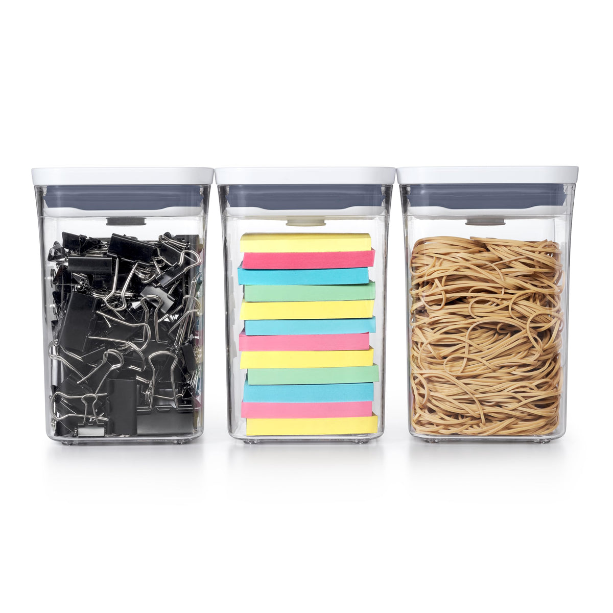 OXO White / Container Set (Pack of 2) / 3 Piece Value Set Container Sets