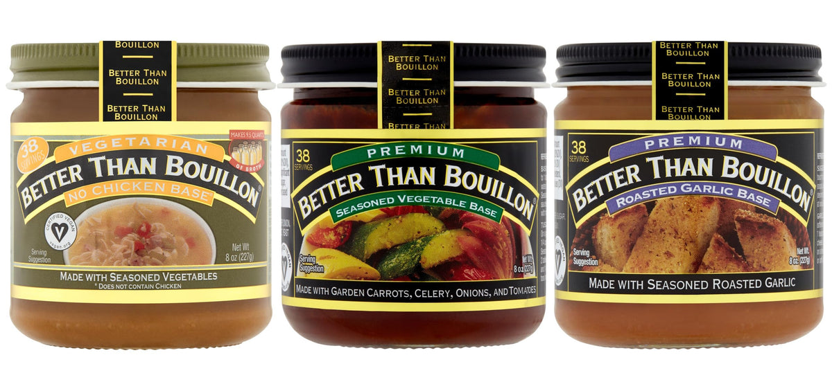 Better Than Bouillon Vegeterian Variety / 8 Ounce (Pack of 3) / 3 Chicken