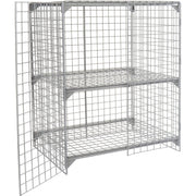 Global Industrial 4' x 2' x 5' / Gray / Industrial Storage Lockers