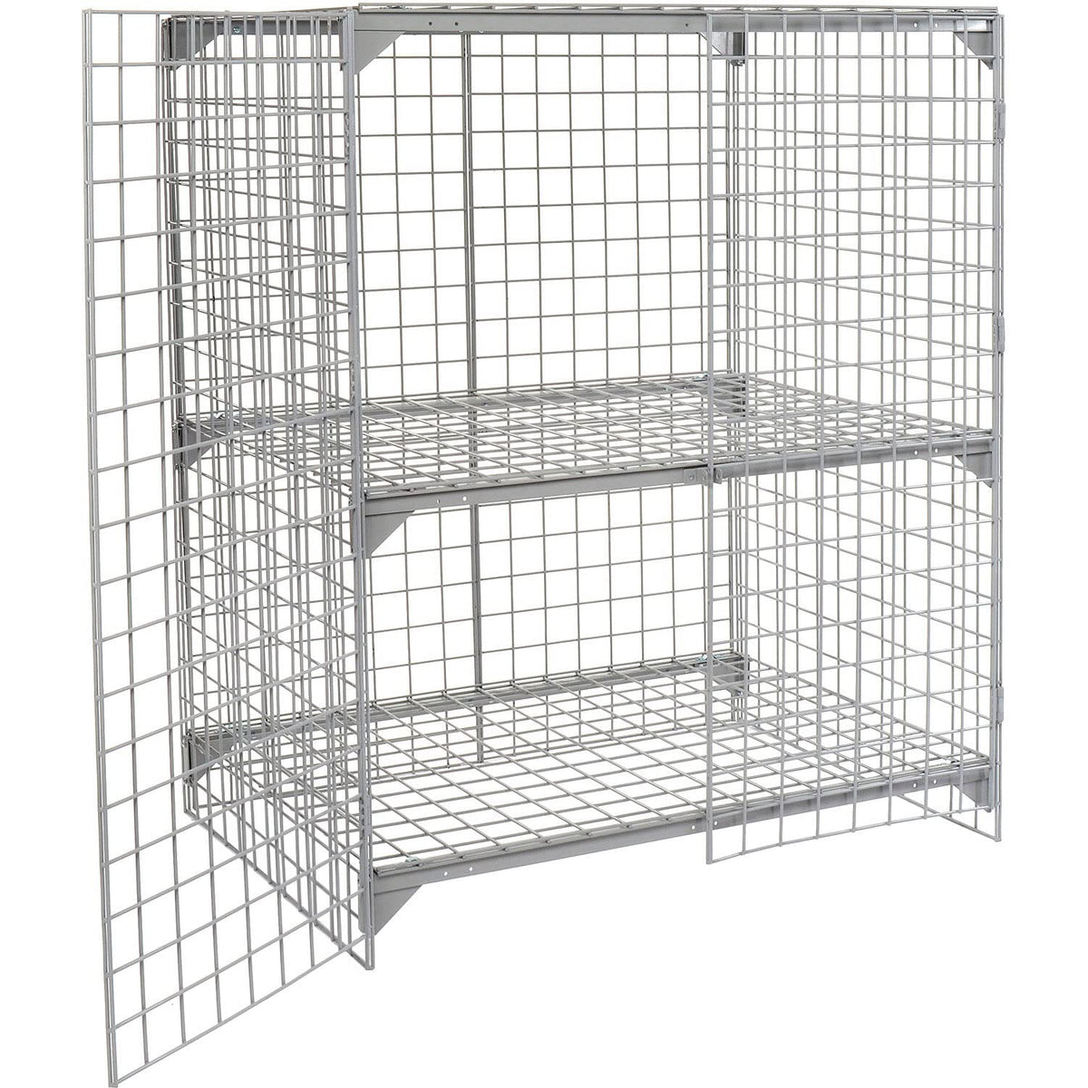 Global Industrial 4' x 2' x 5' / Gray / Industrial Storage Lockers