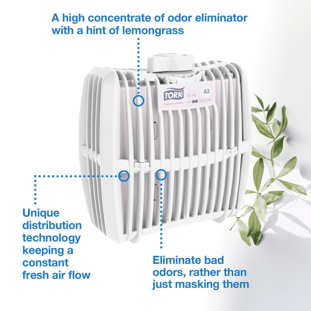 Tork Constant Air Freshener Refill – Odor Neutralizer A3, 6x32mL, 257022​