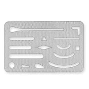 Stainless Eraser Plate - Mesh Type - (Japan Import) by STAEDTLER – 1 Count (Pack of 1), Stainless, Silver, Model 929 50