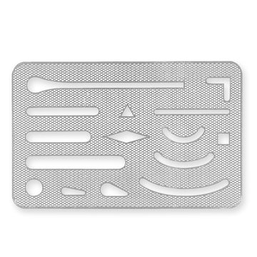 Stainless Eraser Plate - Mesh Type - (Japan Import) by STAEDTLER – 1 Count (Pack of 1), Stainless, Silver, Model 929 50