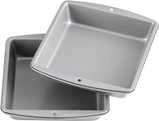 Wilton Recipe Right - 8-Inch Non-Stick Square Cake Pans, Multipack of 2