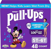Pull-Ups Boys' Potty Training Pants, Size 5T-6T, 48 Count