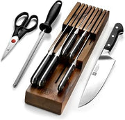 ZWILLING Pro Knife Set - 9 Piece with In-Drawer Block