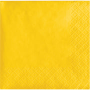 Creative Converting 50-Count Touch of Color Paper Beverage Napkins, School Bus Yellow (58188)