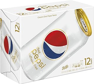 Diet Pepsi, Caffeine Free, 12 ounce Cans, 12 count