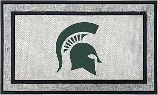 Michigan State Spartans Logo Doormat, Nonslip, Indoor Outdoor, 18 x 30 Inch