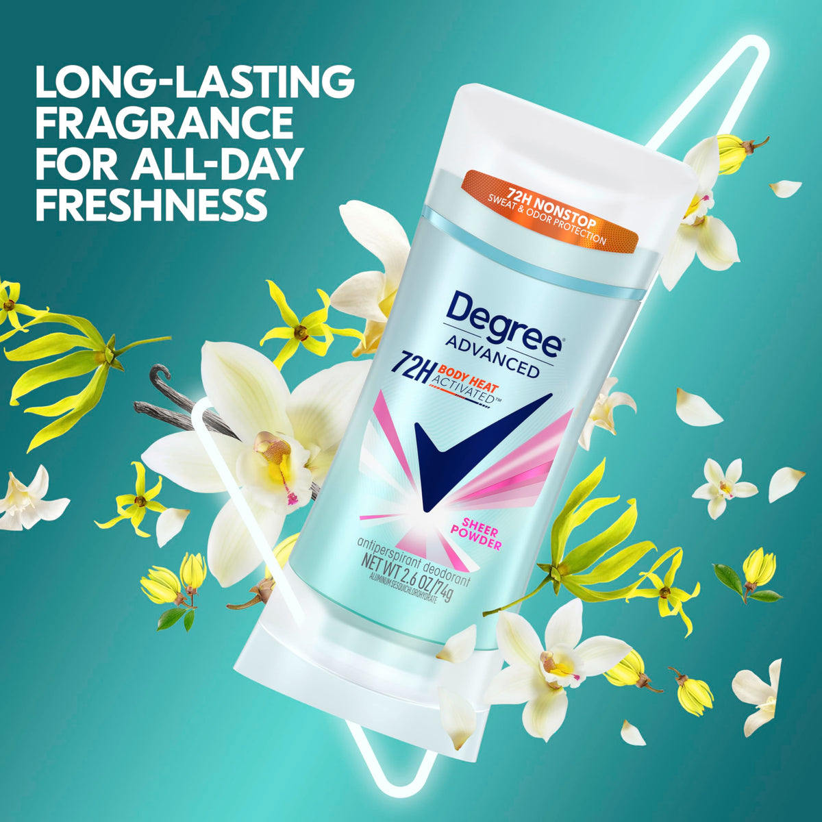 Degree 2.6 Ounce (Pack of 2) / Sheer Powder / No Color Antiperspirant Deodorant