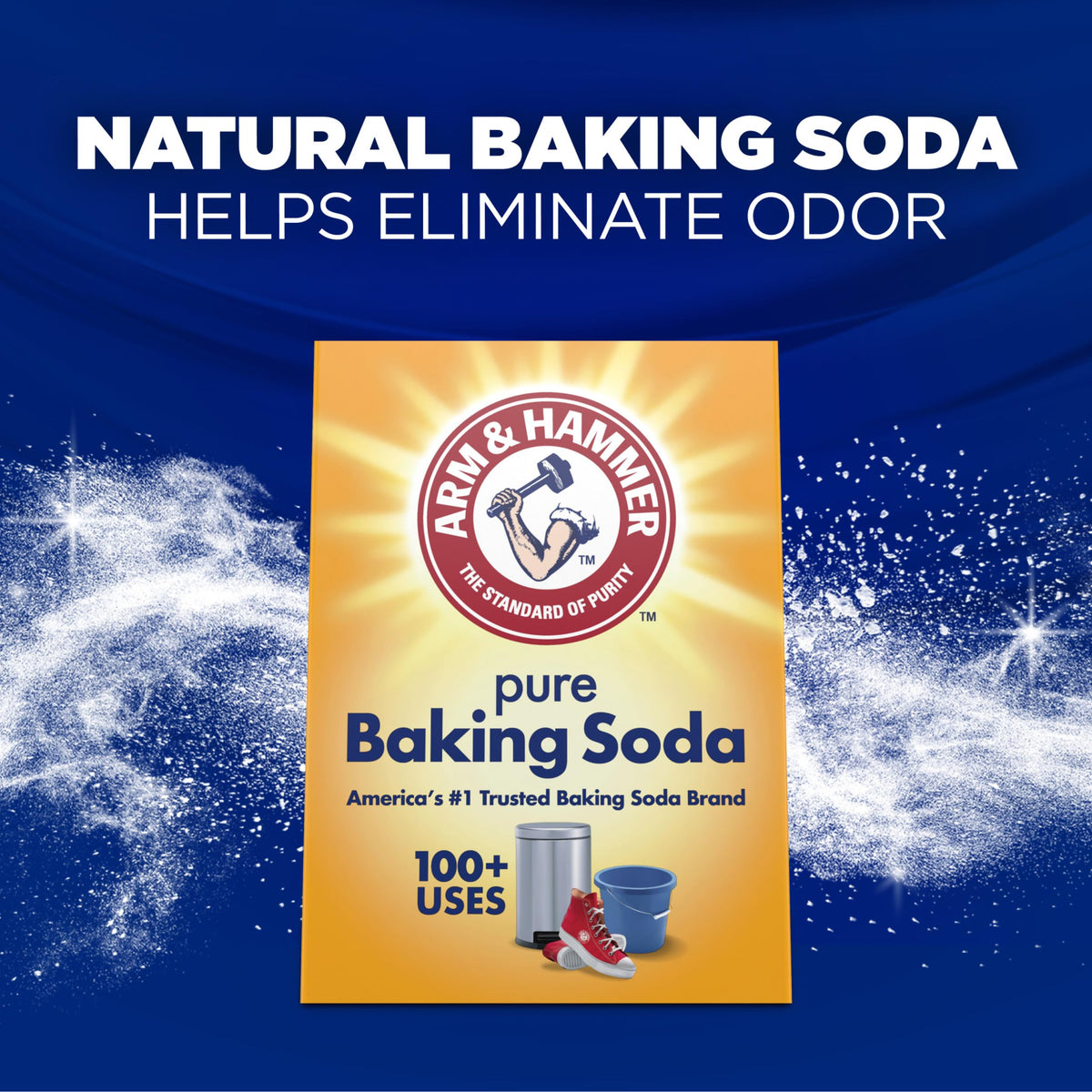 Powder Laundry Detergent by ARM & HAMMER – 98.1 Ounce (Pack of 4), Pack of 4, Model thomaswi