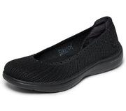Women's On-The-Go Flex Radiant - Gem by Skechers – Cotton Blend, Black/Black, Model 138323