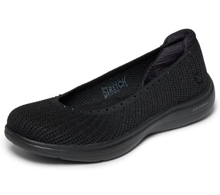 Women's On-The-Go Flex Radiant - Gem by Skechers – Cotton Blend, Black/Black, Model 138323
