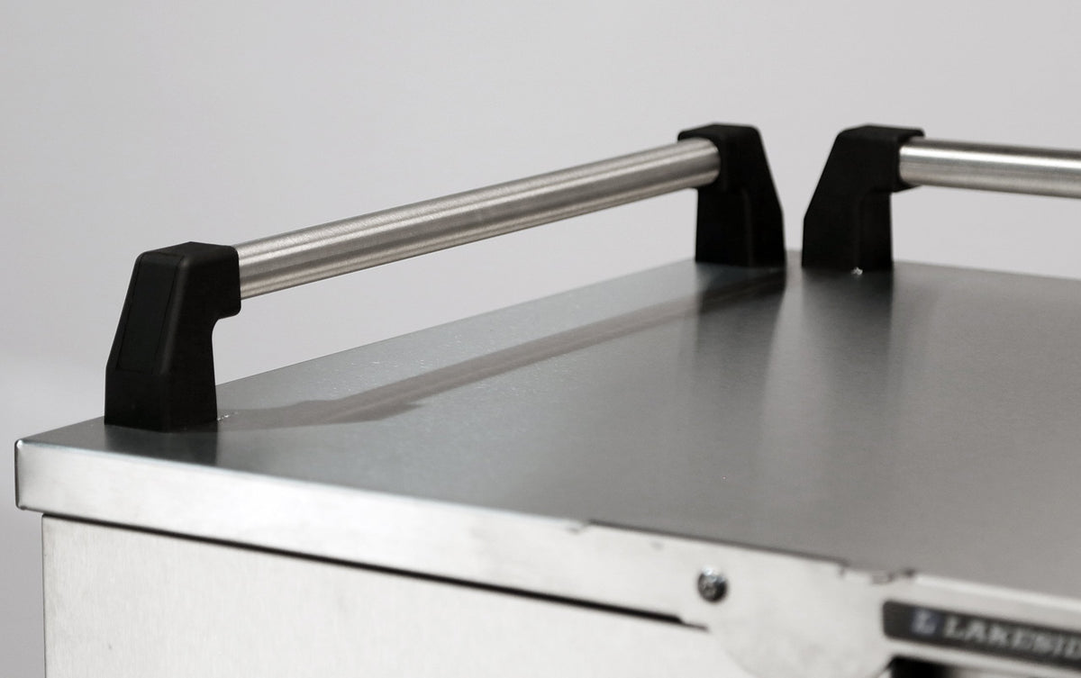 Elite Series Room Service Cart by Lakeside – Stainless Steel, Model 5510