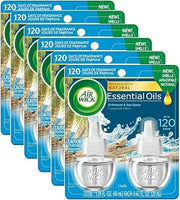 Air Wick Plug-In Scented Oil Refill, 2ct, Turquoise Oasis, Essential Oils, Air Freshener (6 Pack, 12 Refills)