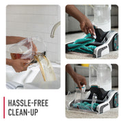 SmartWash Automatic Carpet Cleaner by Hoover – 1 gallons, Turquoise, Model FH52000-cr