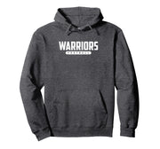 Curtis Warriors Football Pullover Hoodie by Curtis Warriors Official High School Gear – Polyester, Grey, Model GA4VMQZ0S0A