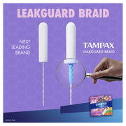 Tampons Trio Pack Regular/Super/Super Plus Absorbency by Tampax – 28 Count, Model Radiant