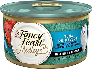 Purina Fancy Feast Medleys Tuna Primavera Cat Food (24 Pack) 3 oz