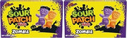 Sour Patch Kids Zombie Orange & Purple Soft & Chewy Halloween Candy, 3.5 oz (Pack of 2)