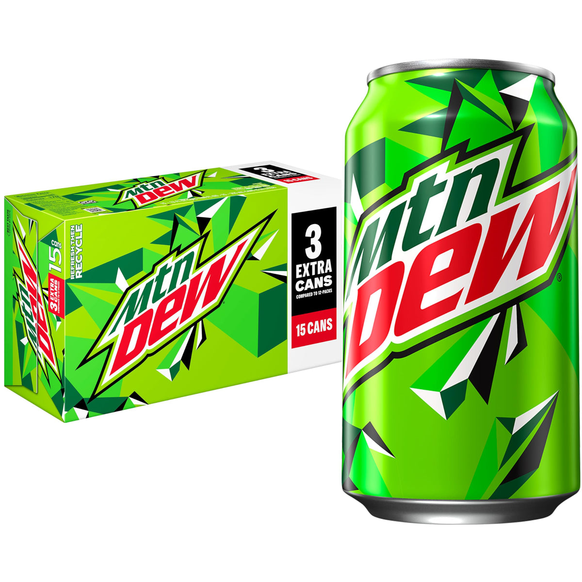 12 oz (pack of 15) by Mountain Dew – 12oz Cans (15 Pack)