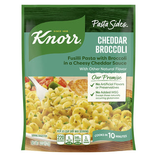 Cheddar Broccoli Pasta Sides 4.3 oz by Knorr – 4.3 Ounce (Pack of 1)