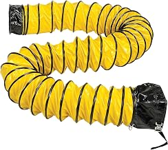 Global Industrial Flame Retardant Flexible Duct 32Ft for 8 Inch Diameter Fan