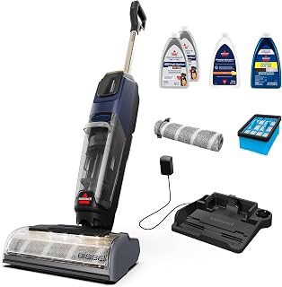 Bissell CrossWave HydroScrub Plus Cordless Wet Dry Vacuum Mop, Floor Cleaner with Edge Cleaning & Headlights, 45-Minute Runtime, Multi-Surface, Hard Floor Sanitize, & Clean Out Formula Included, 4275E