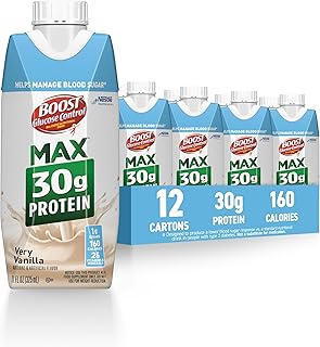 BOOST Glucose Control Max Protein Nutritional Drink, Very Vanilla, 11 FL OZ