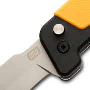 Lineman Folding Hawkbill Knife by GEARWRENCH – Molten Orange & Black, Model GWKHBFDS