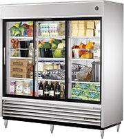 True TSD-69G-LD Sliding Glass Door Refrigerator