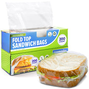 Stock Your Home 400 / 6.5 inches x 5.5 inches / Clear Food Storage Bags