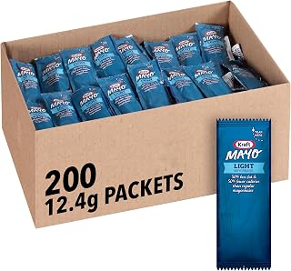 Kraft Single Serve Light Mayo, 200 ct Casepack