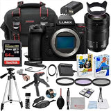 Panasonic Lumix S5 II Mirrorless Camera with S 24-105mm f/4 Macro Lens Bundle + Accessory Package Including 64GB Extreme Pro Memory, HD Filters, Carry Bag, Editing Software Package & More (32 Items)