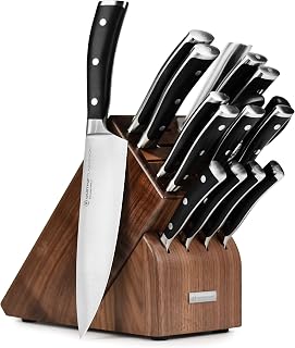 Wusthof Classic Ikon 16 Piece Knife Set with Walnut Block