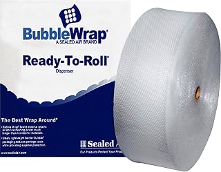 Sealed Air Bubble Cushioning Material, 12"x250' Roll, 3/16" Bubble, CL