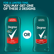 Degree 2.7 Ounce (Pack of 1) / Sport / TEAL Antiperspirant Deodorant