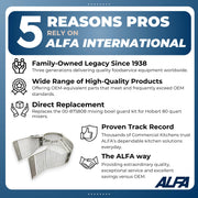 Replacement Bowl Guard Kit for Commercial Mixers | Replaces Hobart 00-875808 Bowl Guard Kit for Hobart Model 802 Series 80 Quart Mixers by ALFA – Model HBG-802