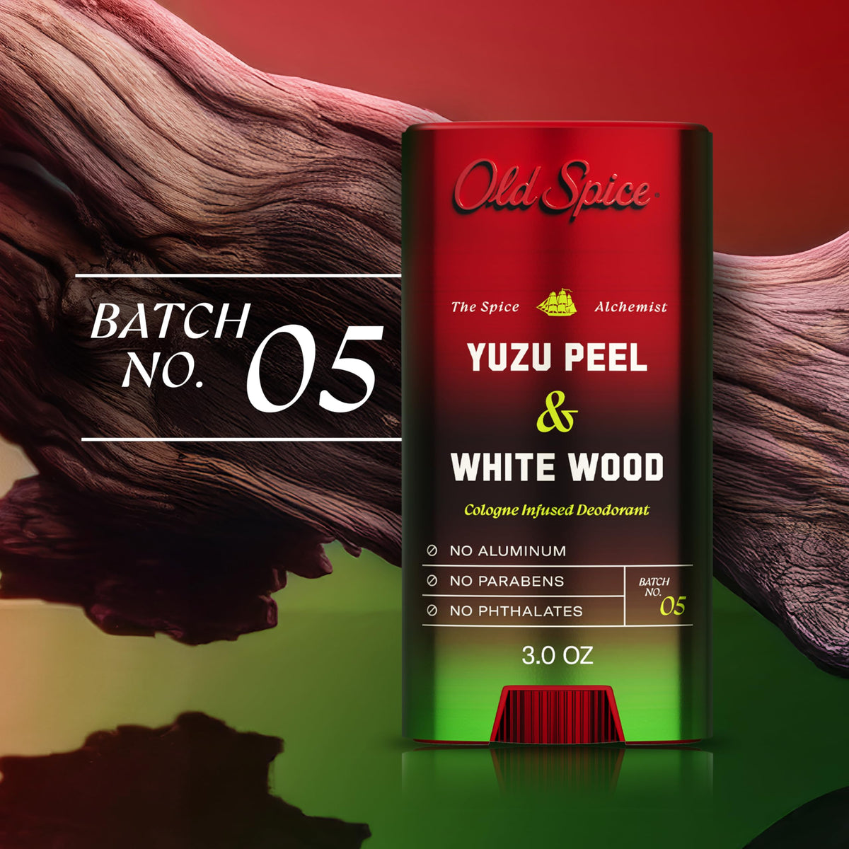 Aluminum Free Deodorant for Men by Old Spice – 3 Ounce (Pack of 12), Pack of 12