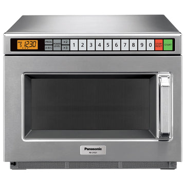 PRO1 Commercial Microwave Oven by Panasonic – 0.6 cubic_feet, Stainless Steel, Model NE-21521